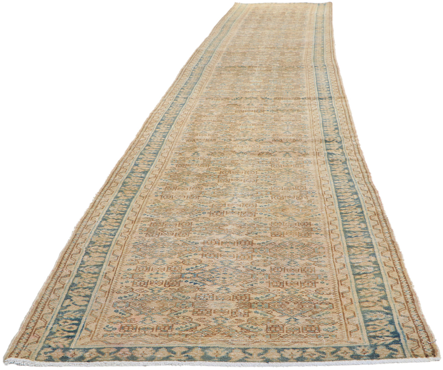 3 x 20 Antique Persian Malayer Runner 61154