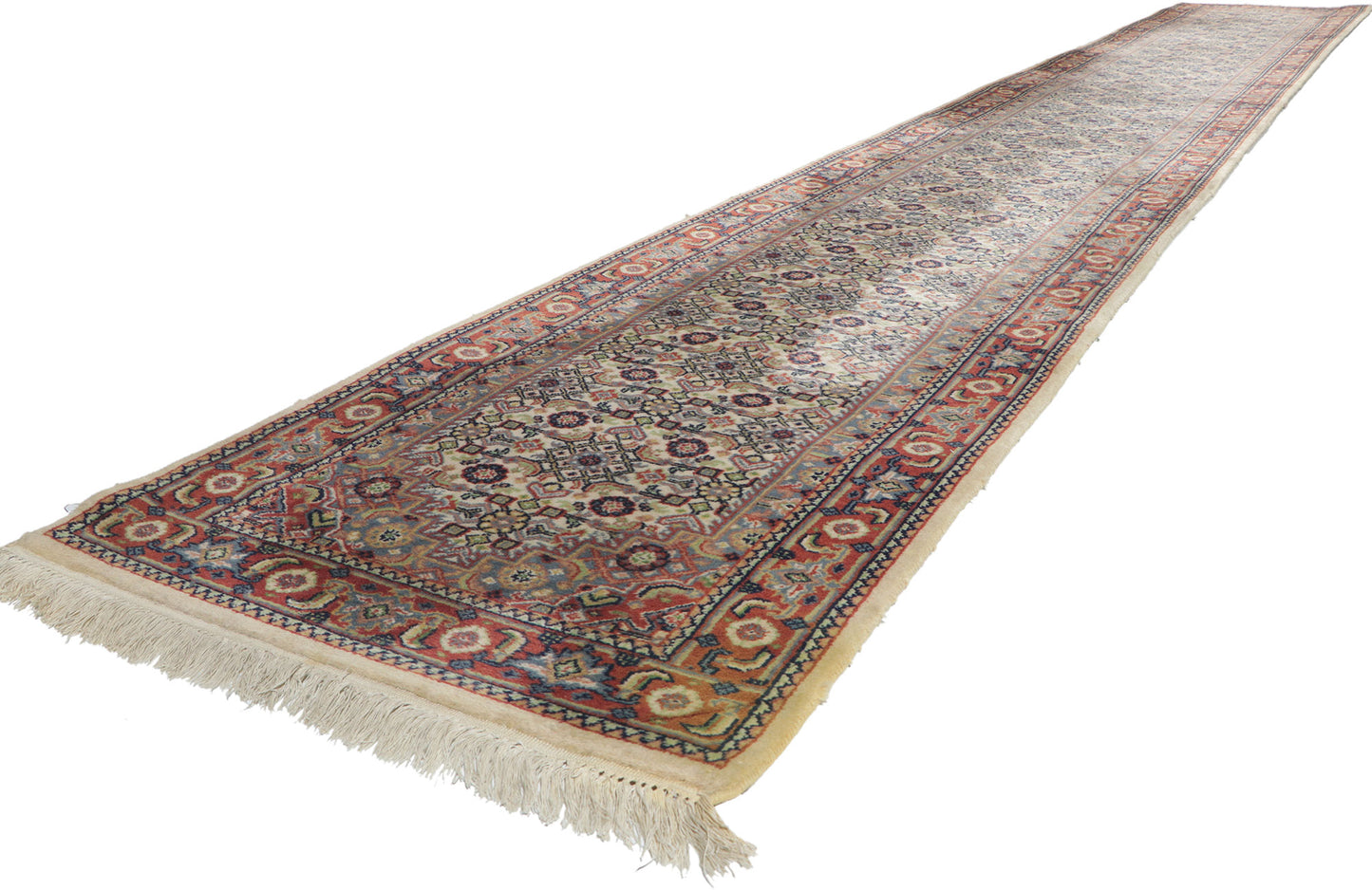 3 x 20 Vintage Indian Bijar Runner 78298
