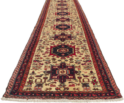 3 x 22 Vintage Persian Heriz Runner 61220