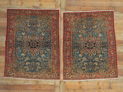 3 x 4 Vintage Persian Isfahan Rug 61105