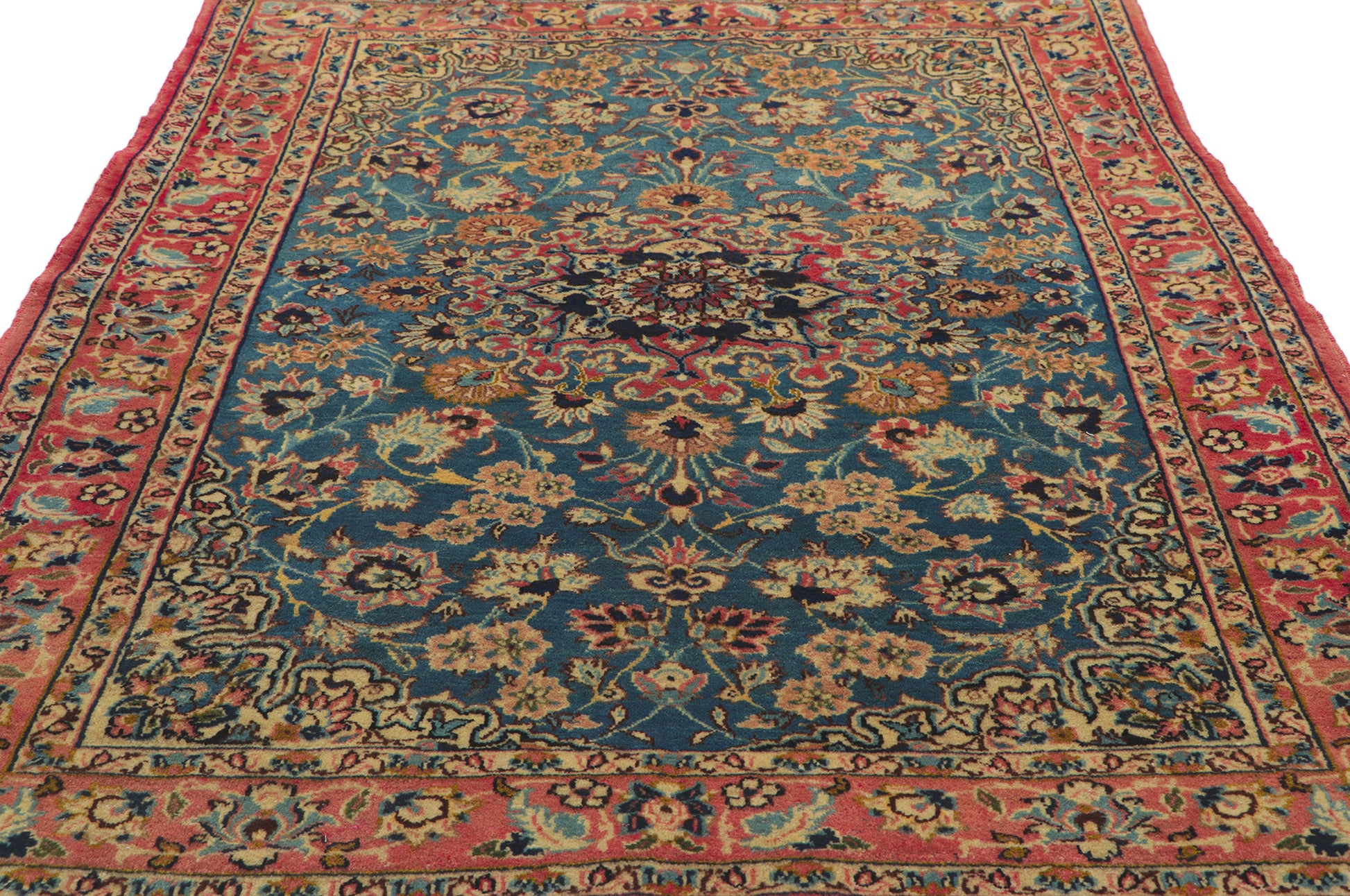 3 x 4 Vintage Persian Isfahan Rug 61105