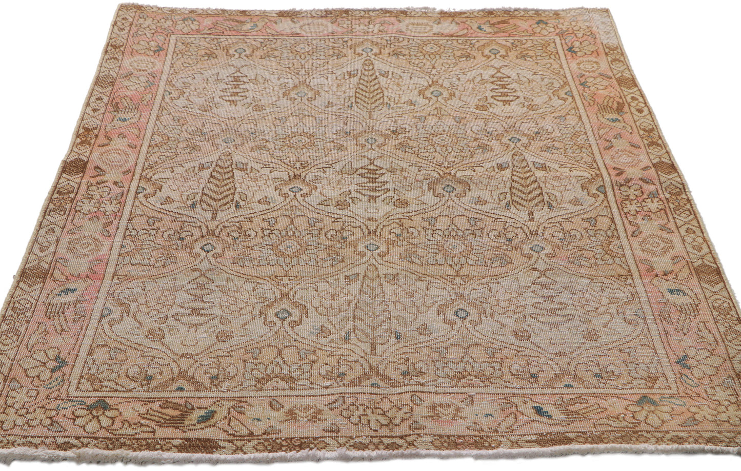 3 x 5 Antique Persian Bakhtiari Rug 61114