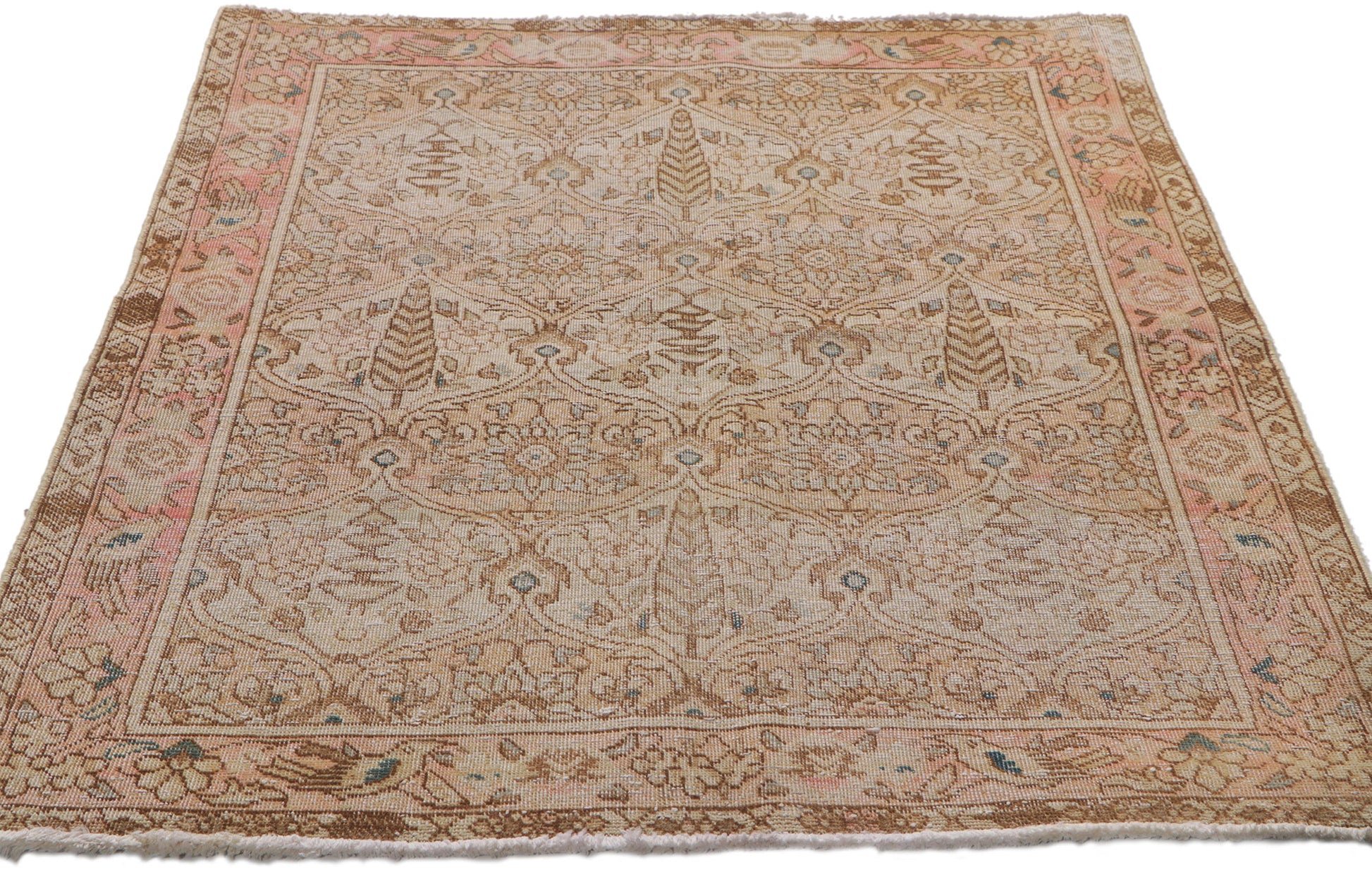 3 x 5 Antique Persian Bakhtiari Rug 61114