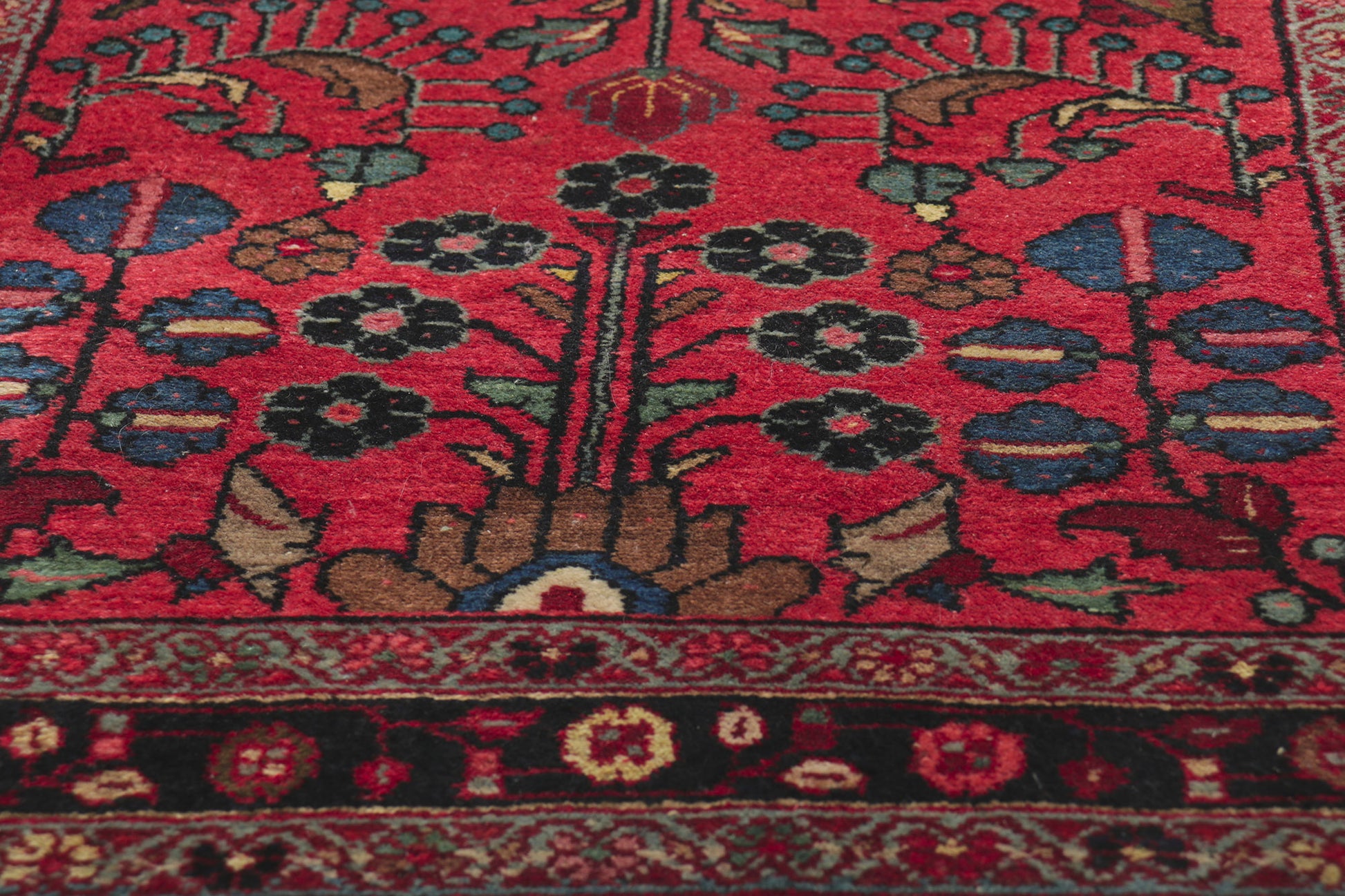 3 x 5 Antique Persian Lilihan Rug 78418