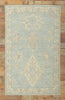 3 x 5 Light Blue Oushak Rug 80845