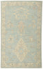 3 x 5 Light Blue Oushak Rug 80845