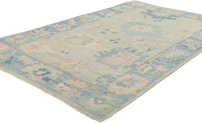 3 x 5 Colorful Oushak Rug 80846