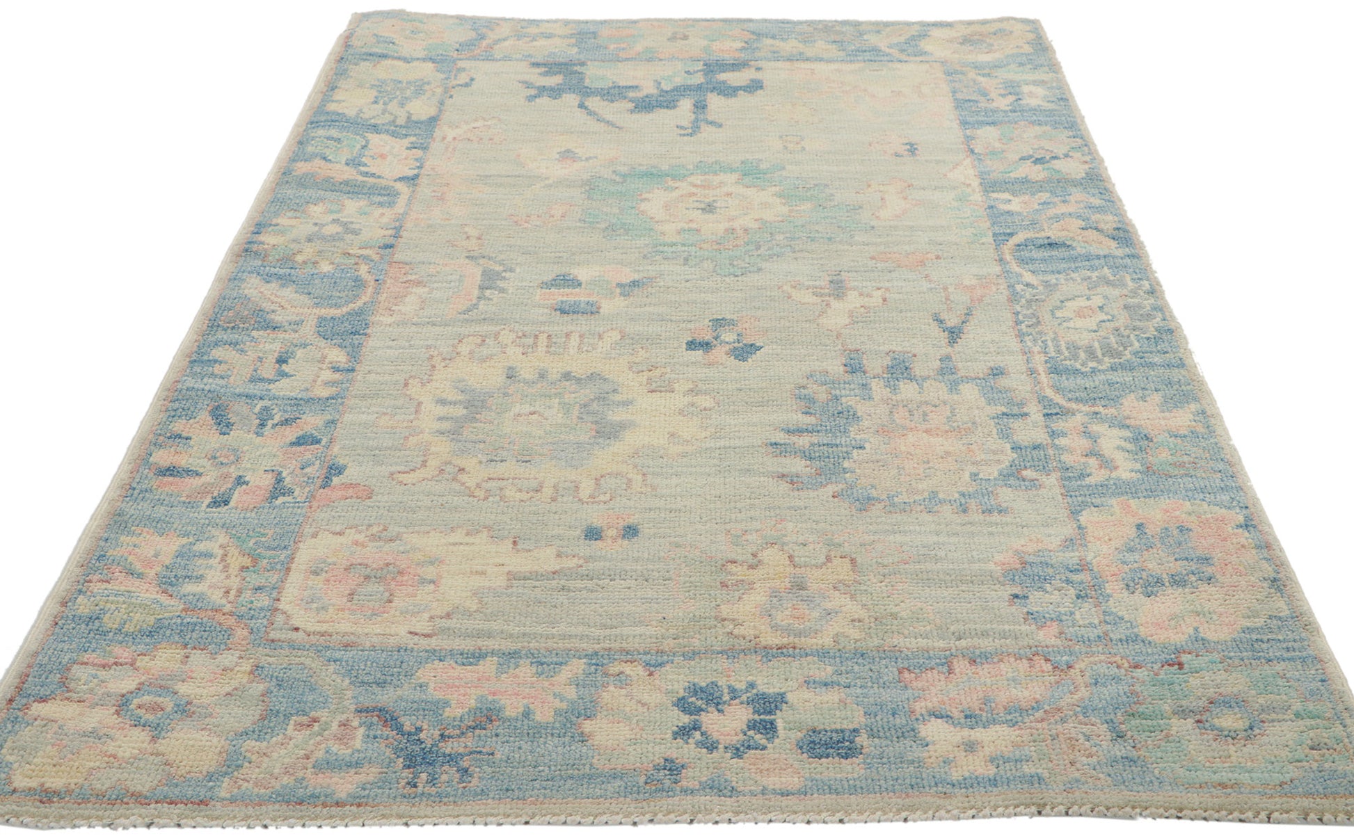 3 x 5 Colorful Oushak Rug 80846