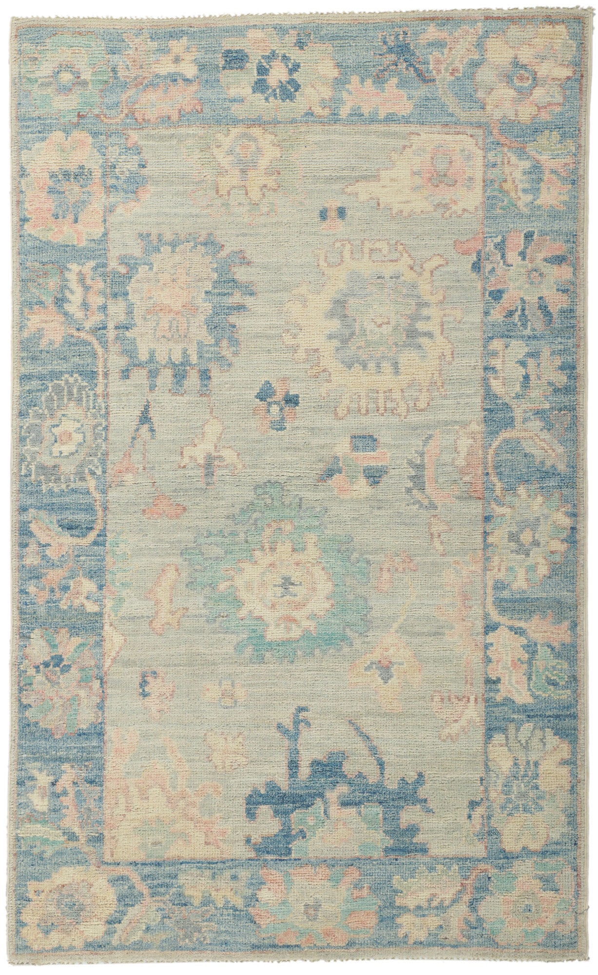 3 x 5 Colorful Oushak Rug 80846