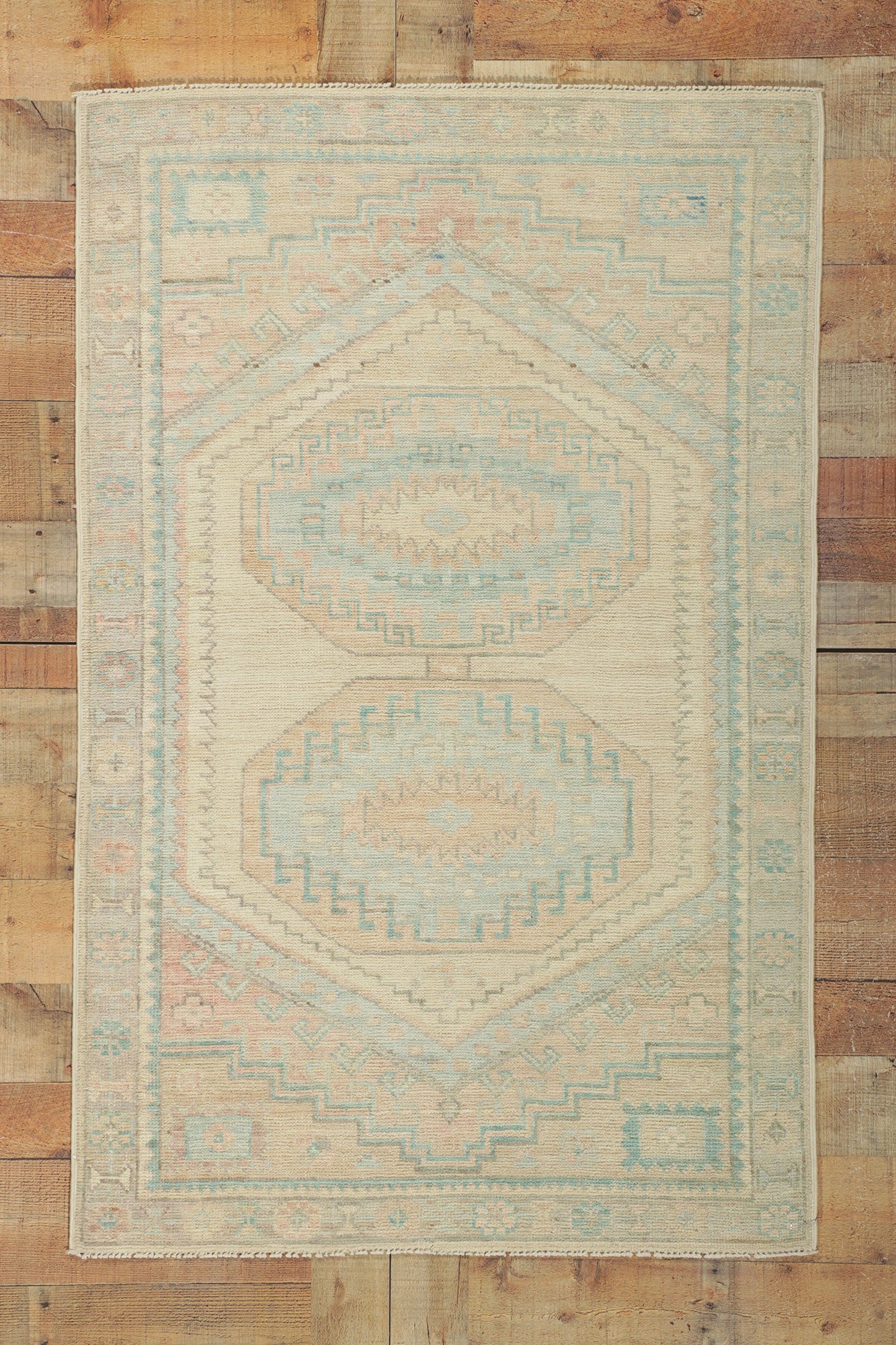 3 x 5 Colorful Oushak Rug 80848