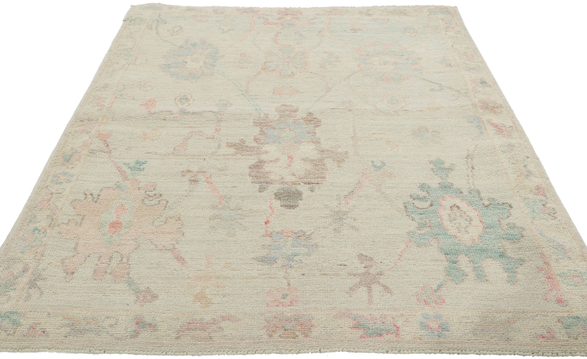 3 x 5 Colorful Oushak Rug 80850