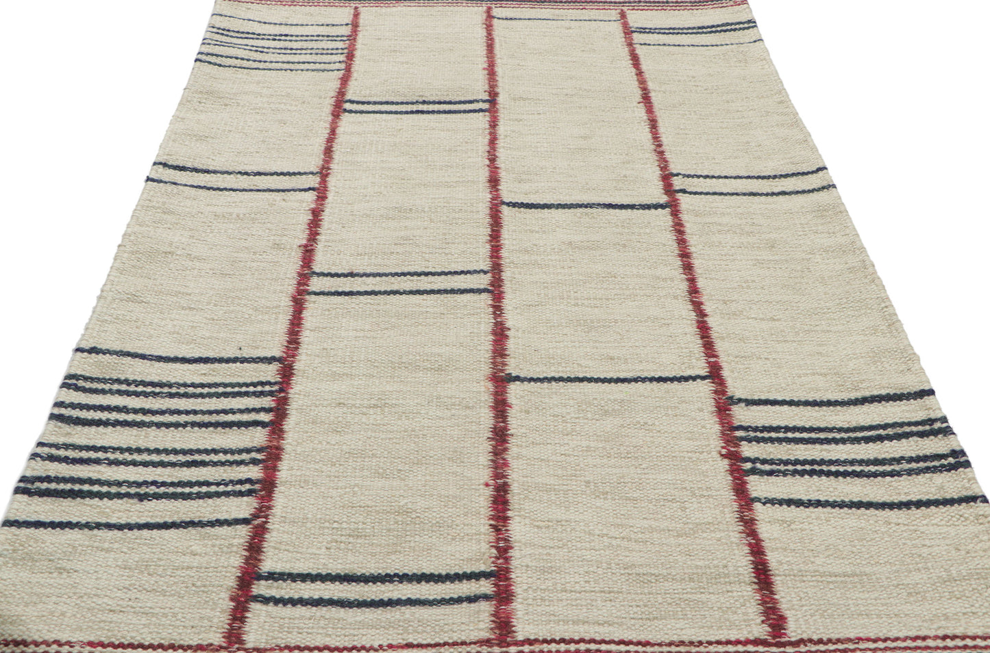 3 x 5 Scandinavian Modern Swedish Inspired Kilim Rug 30805