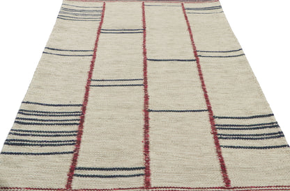 3 x 5 Scandinavian Modern Swedish Inspired Kilim Rug 30805