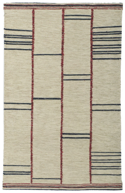 3 x 5 Scandinavian Modern Swedish Inspired Kilim Rug 30805