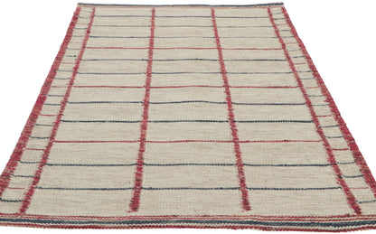 3 x 5 Scandinavian Modern Swedish Inspired Kilim Rug 30808