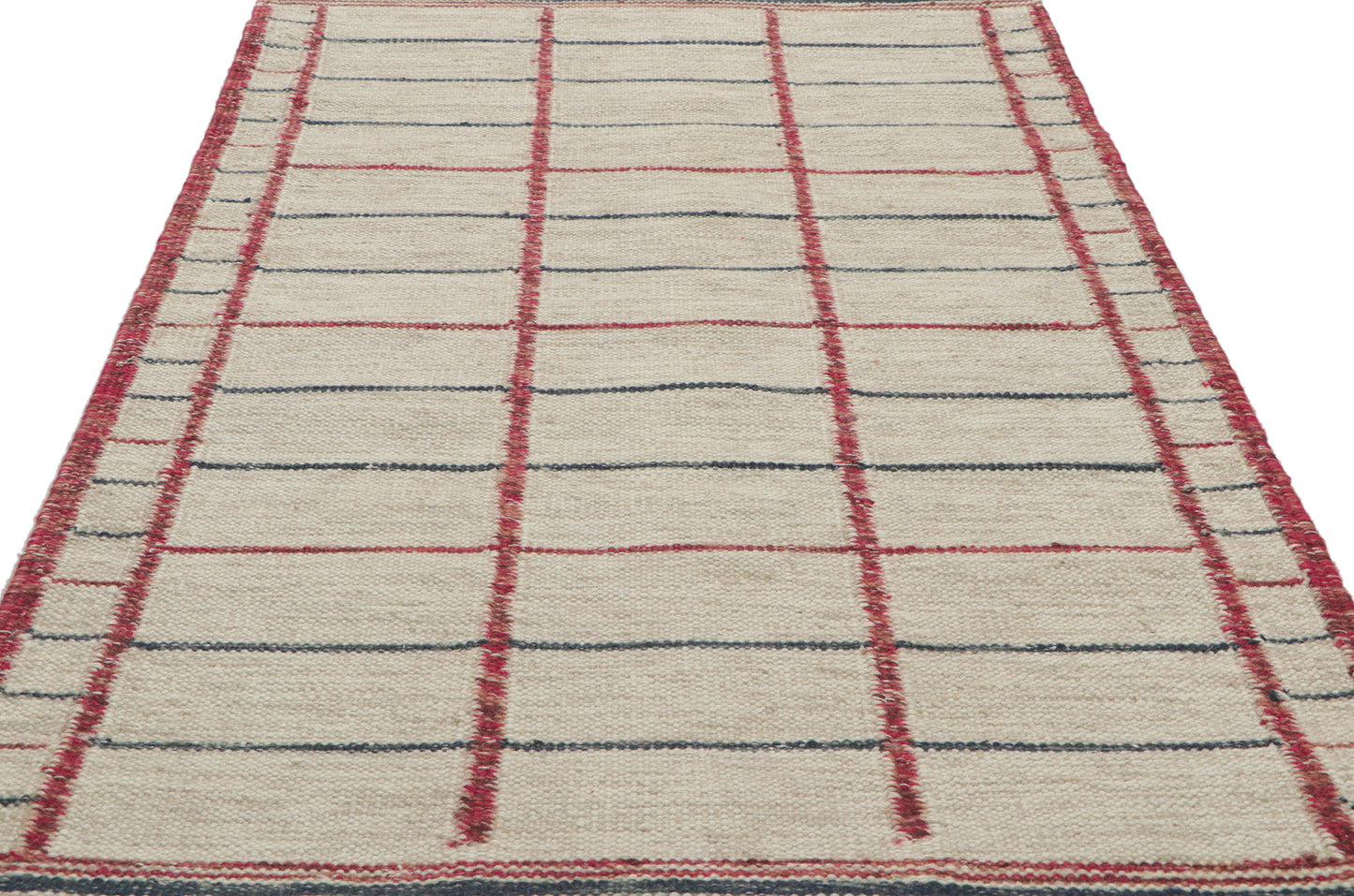 3 x 5 Scandinavian Modern Swedish Inspired Kilim Rug 30808