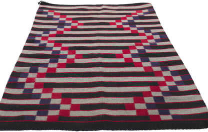 3 x 5 Vintage Navajo Blanket Rug 78423