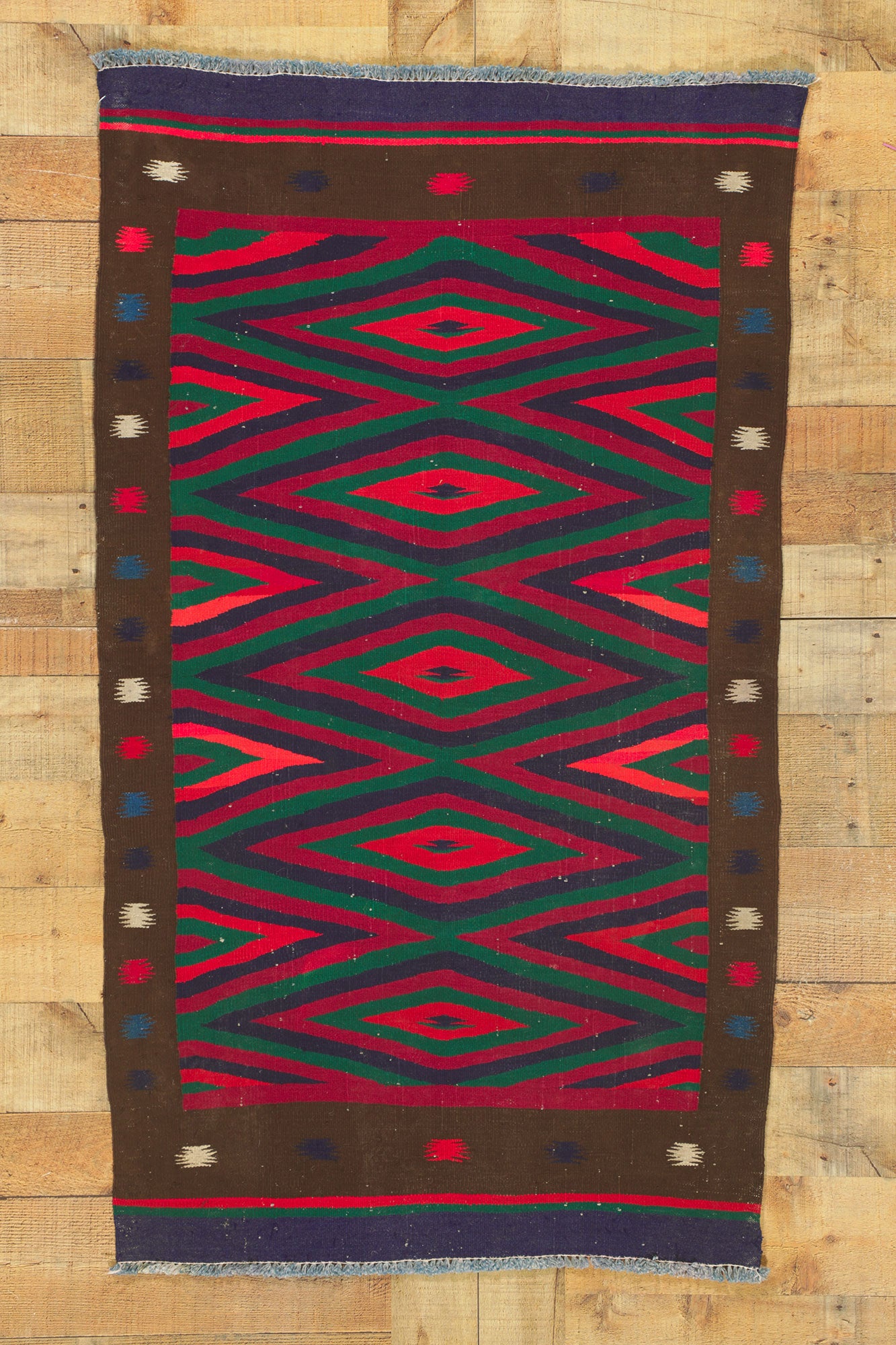 3 x 5 Vintage Persian Kilim Rug 61141