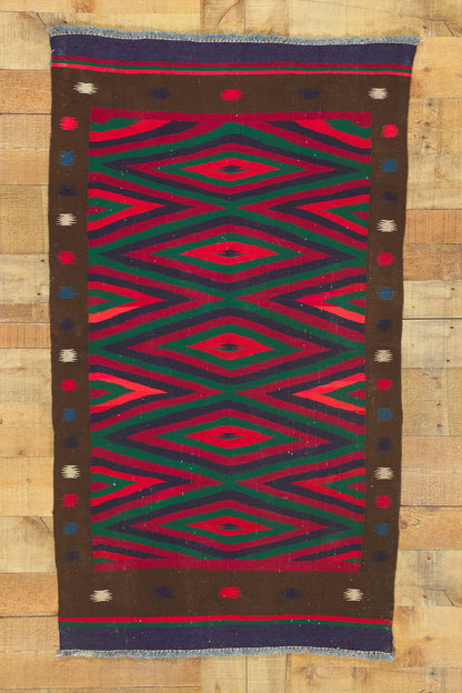 3 x 5 Vintage Persian Kilim Rug 61141