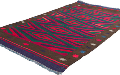 3 x 5 Vintage Persian Kilim Rug 61141