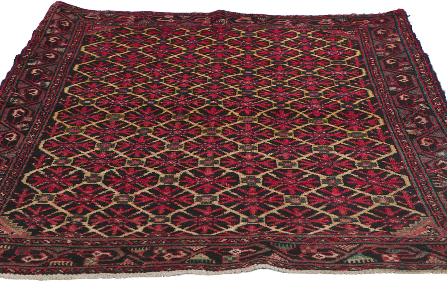 3 x 5 Vintage Persian Malayer Rug 61070