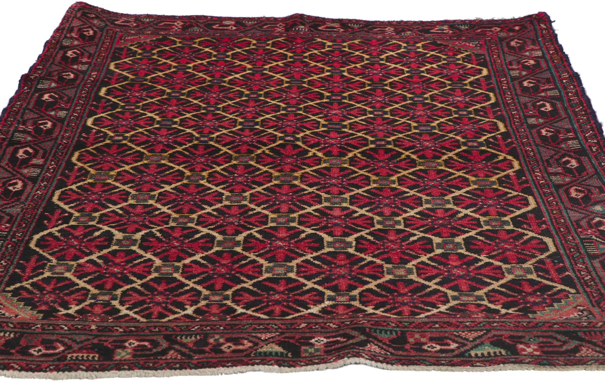3 x 5 Vintage Persian Malayer Rug 61070