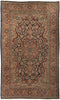 3 x 5 Vintage Persian Silk Qum Rug 78218