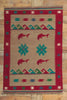 3 x 5 Vintage Shiraz Kilim Rug 61043