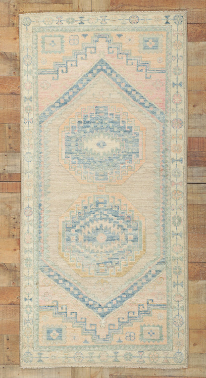3 x 6 Colorful Oushak Rug 80852