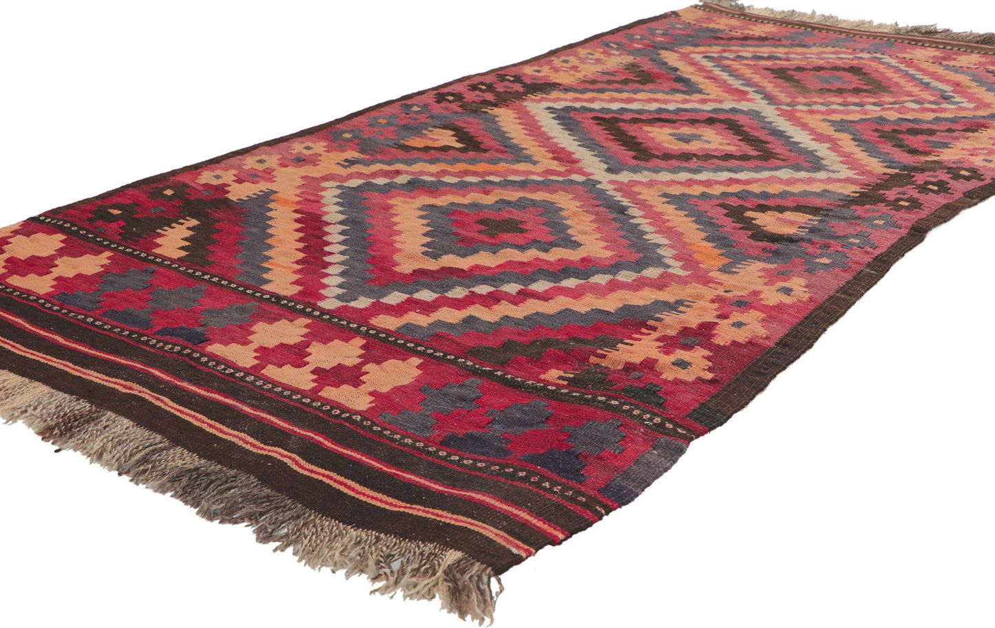 3 x 6 Vintage Afghan Kilim Rug 77761