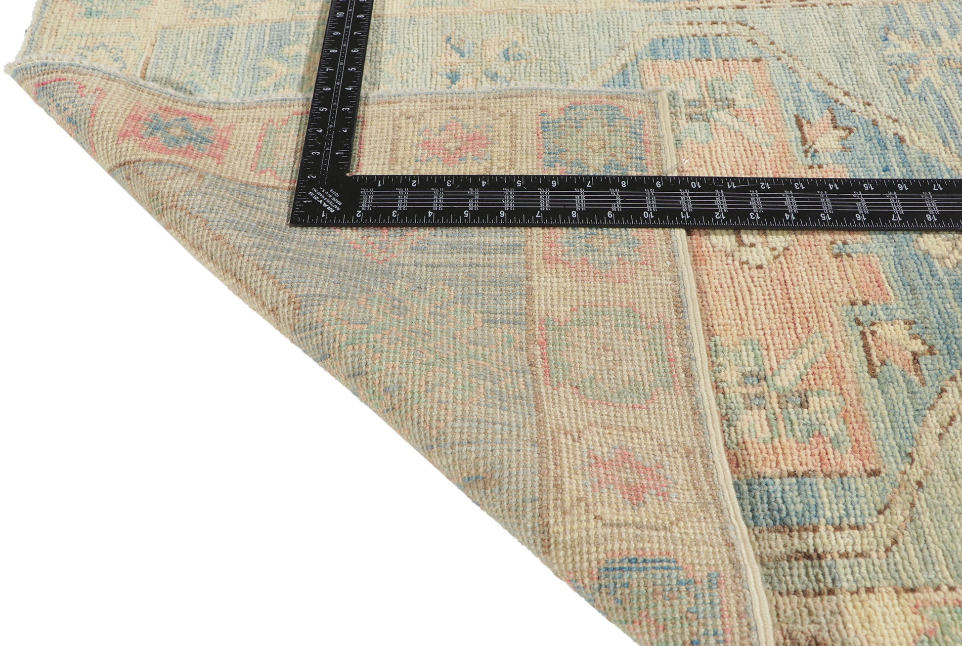3 x 7 Colorful Oushak Runner 80825