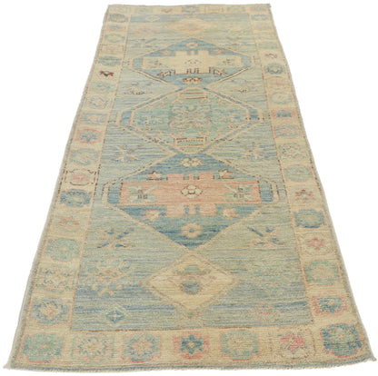 3 x 7 Colorful Oushak Runner 80825