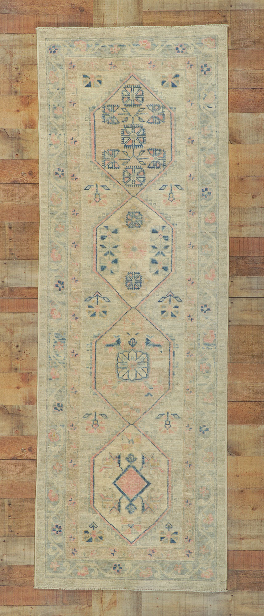 3 x 8 Modern Oushak Runner 80826