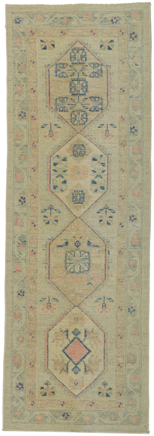 3 x 8 Modern Oushak Runner 80826