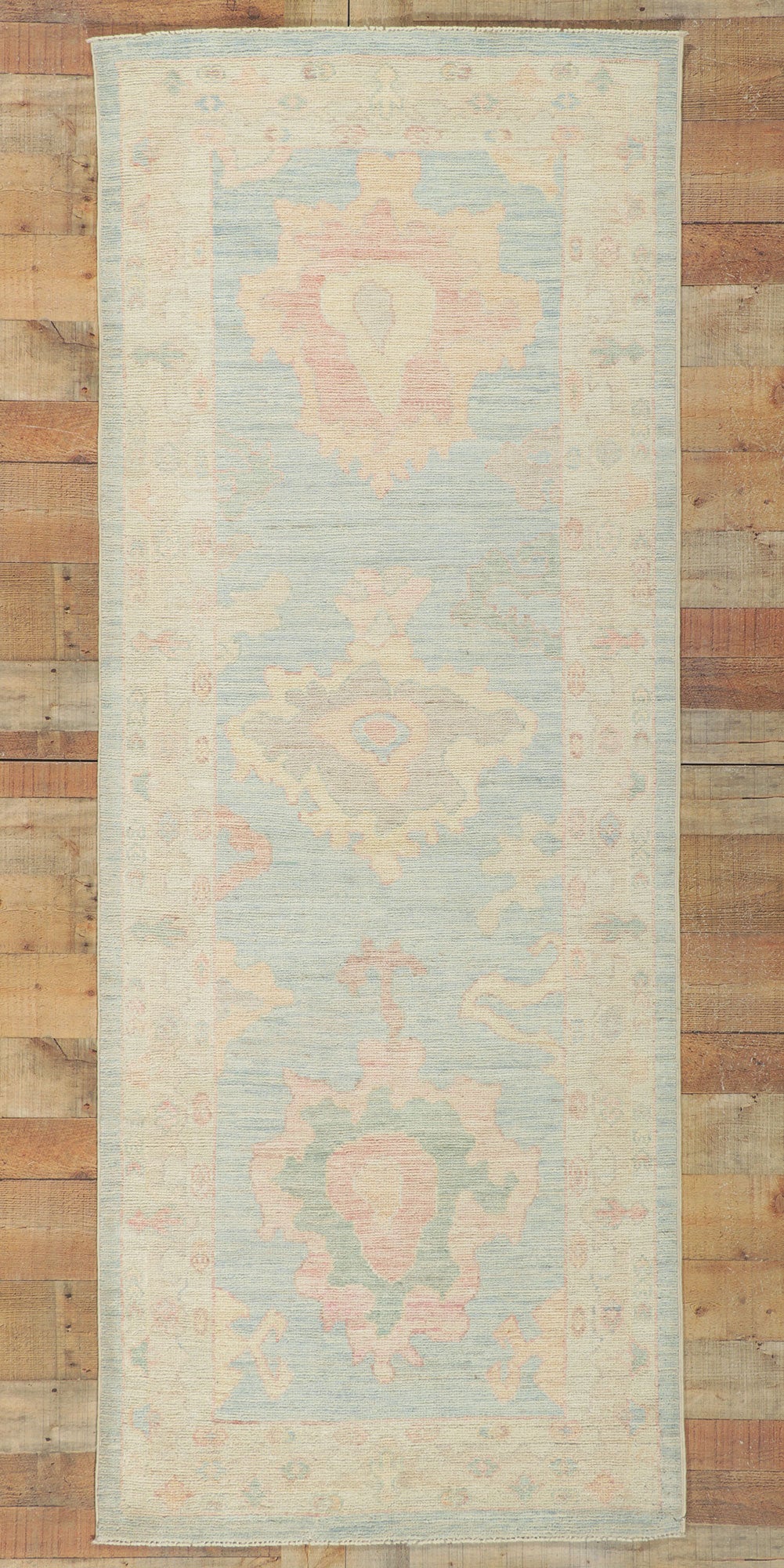 3 x 8 Colorful Oushak Runner 80853