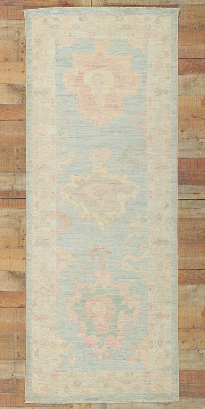3 x 8 Colorful Oushak Runner 80853