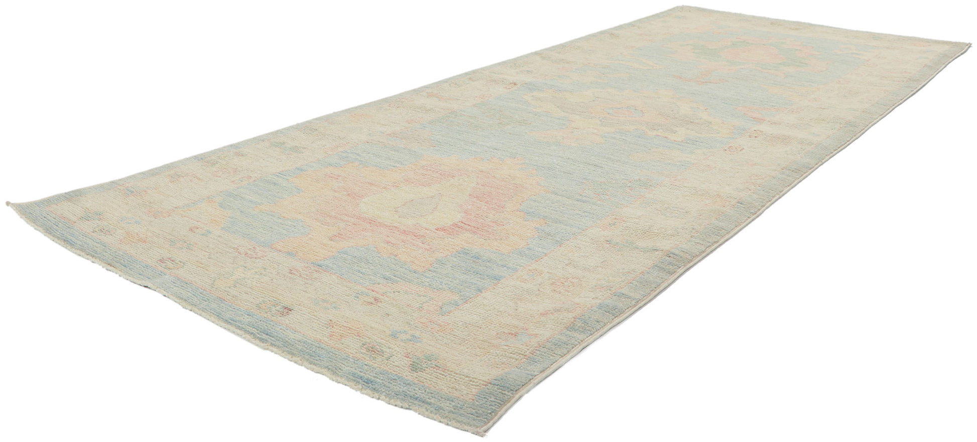 3 x 8 Colorful Oushak Runner 80853
