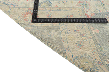 3 x 8 Colorful Oushak Runner 80857