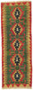 3 x 8 Vintage Persian Shiraz Kilim Rug 77604