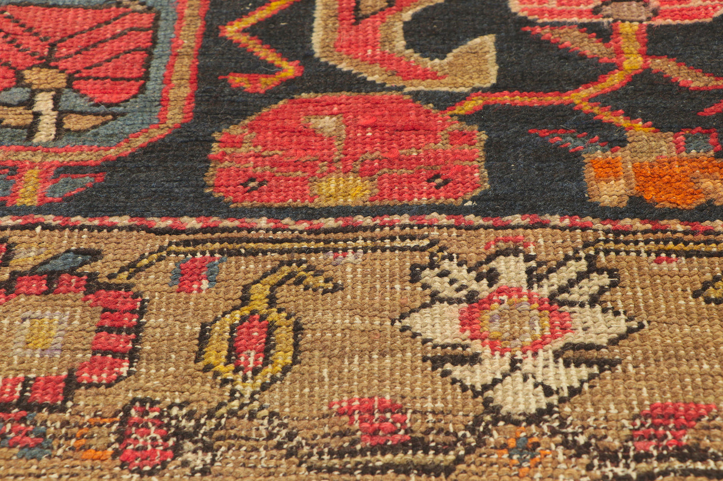 3 x 9 Antique Persian Kurdish Rug 78319