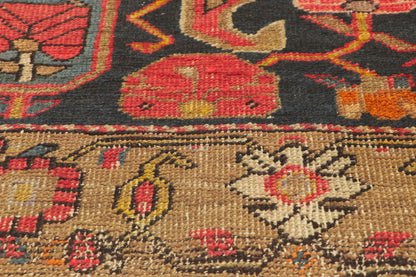 3 x 9 Antique Persian Kurdish Rug 78319