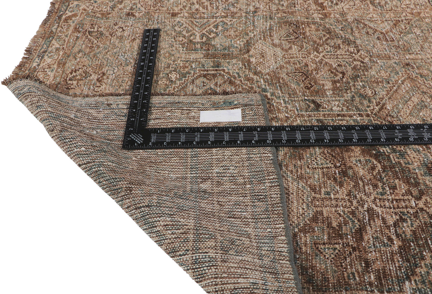 3 x 9 Distressed Antique Persian Malayer Rug 60960