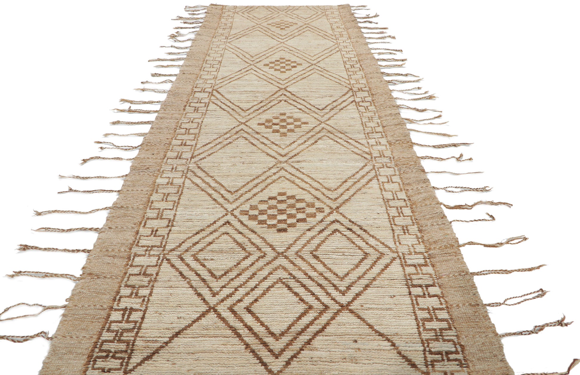 3 x 9 Earth-Tone Moroccan Runner 80761