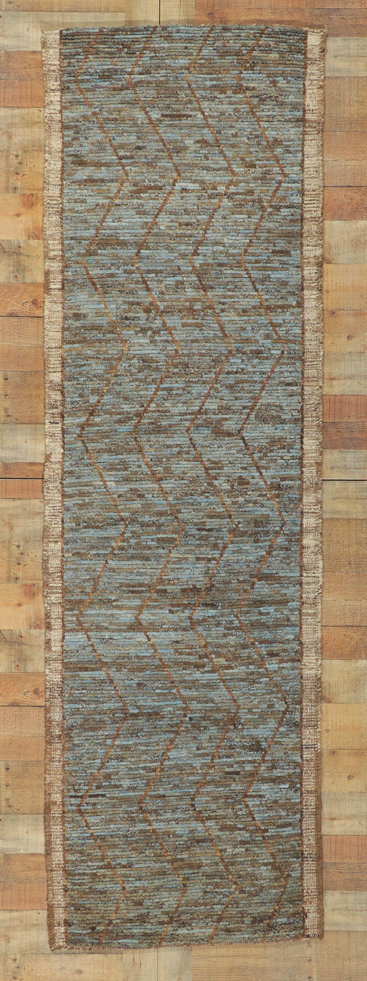 3 x 9 Earth-Tone Moroccan Runner 80765