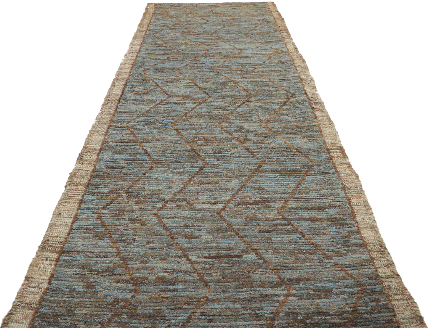 3 x 9 Earth-Tone Moroccan Runner 80765