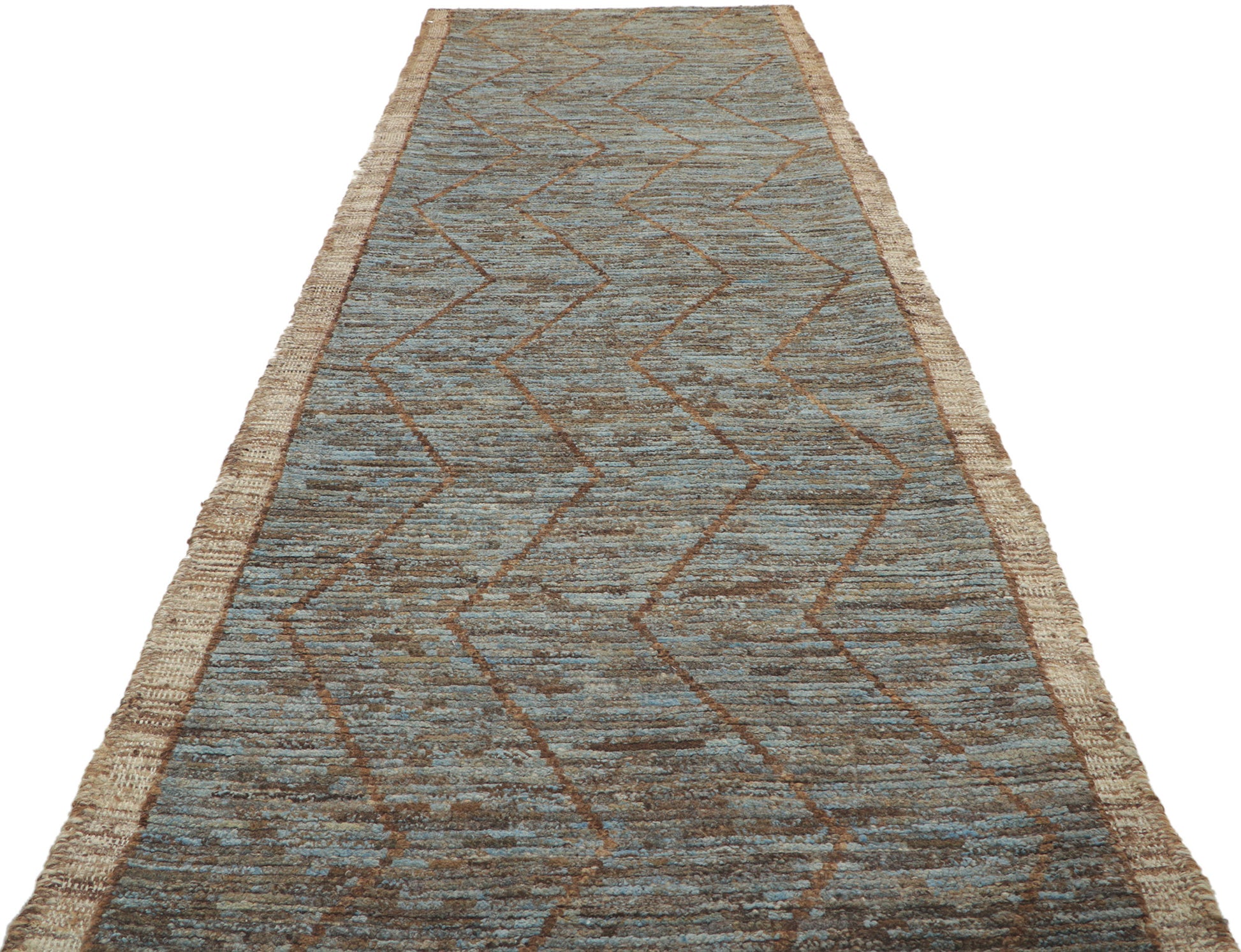 3 x 9 Earth-Tone Moroccan Runner 80765