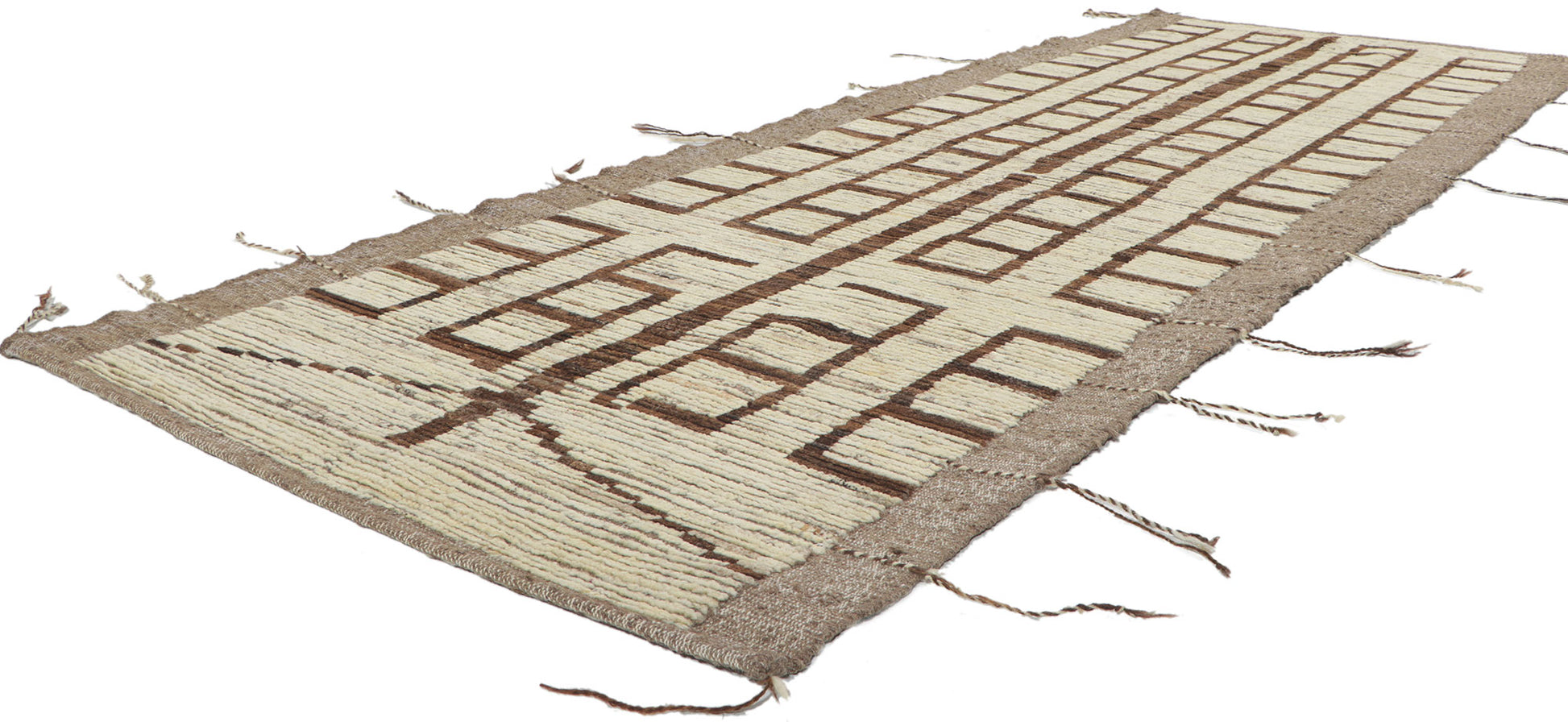 3 x 9 Earth-Tone Moroccan Runner 80766