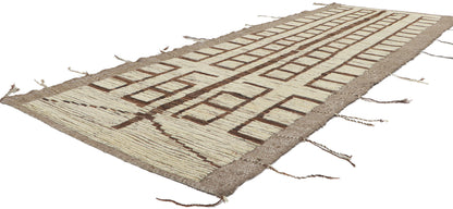 3 x 9 Earth-Tone Moroccan Runner 80766