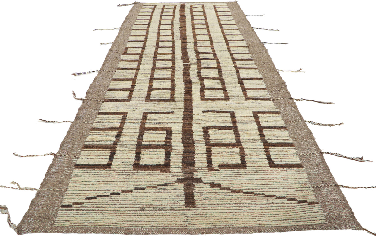 3 x 9 Earth-Tone Moroccan Runner 80766