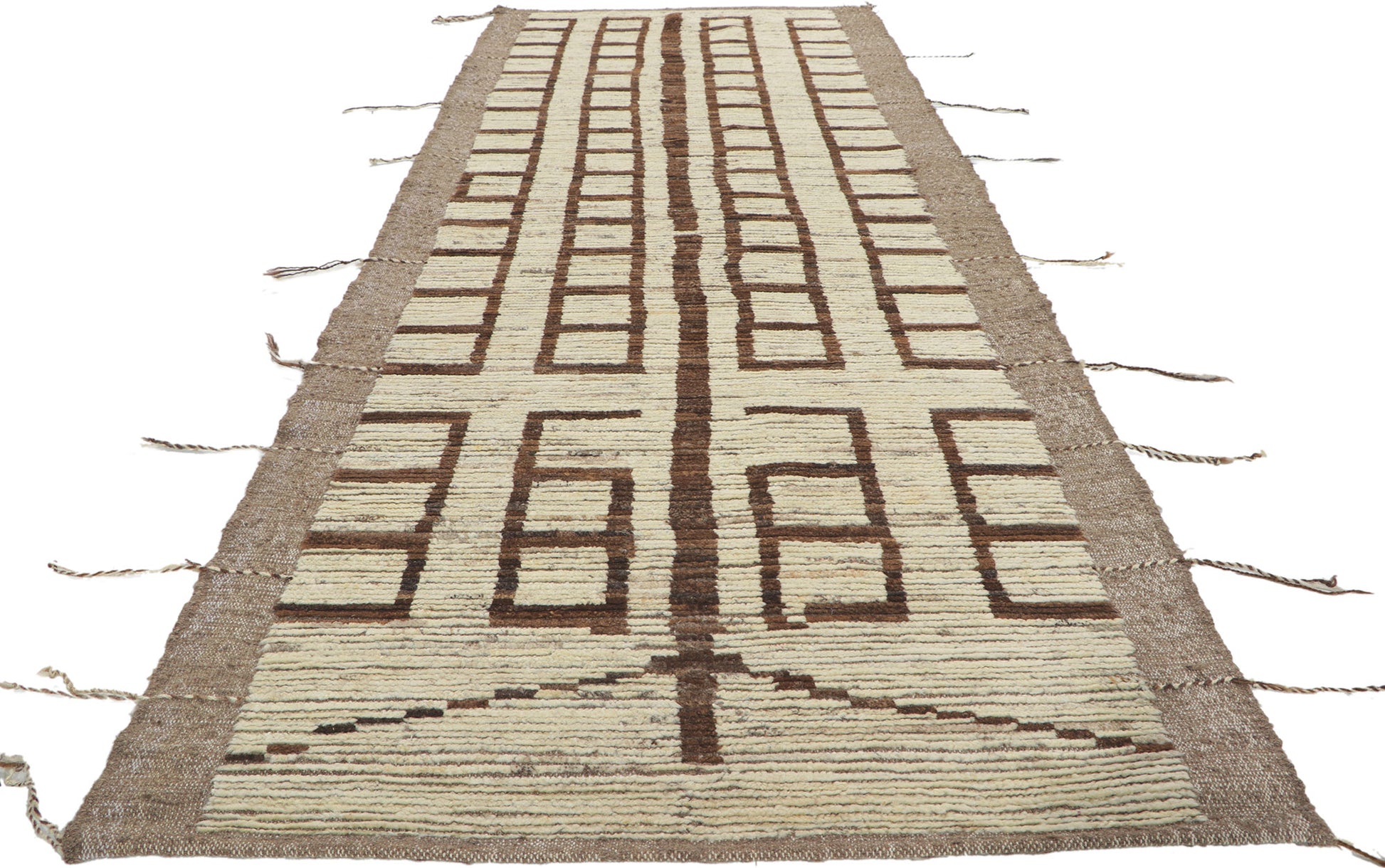 3 x 9 Earth-Tone Moroccan Runner 80766